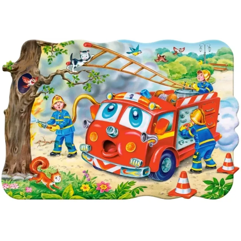 Castorland - Puzzle Maxi, Fire Brigade 20 Pcs 02146