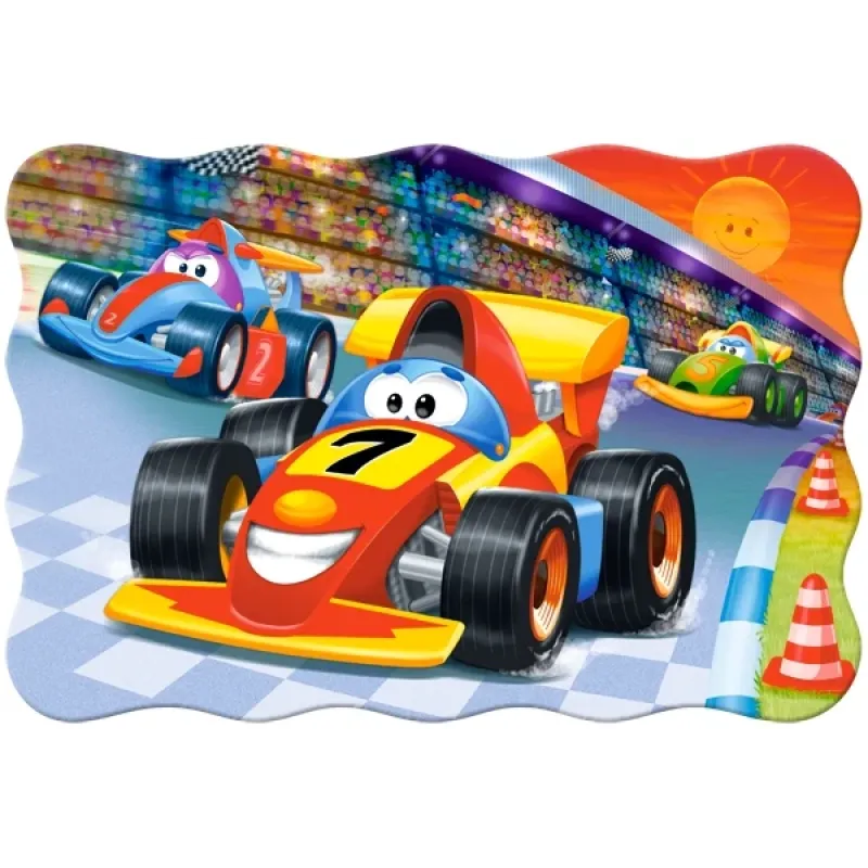 Castorland -  Puzzle Maxi, Racing Action 20 Pcs C-02306-1