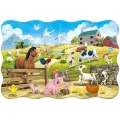 Castorland - Puzzle Maxi, Animals On The Farm 20 Pcs 02429