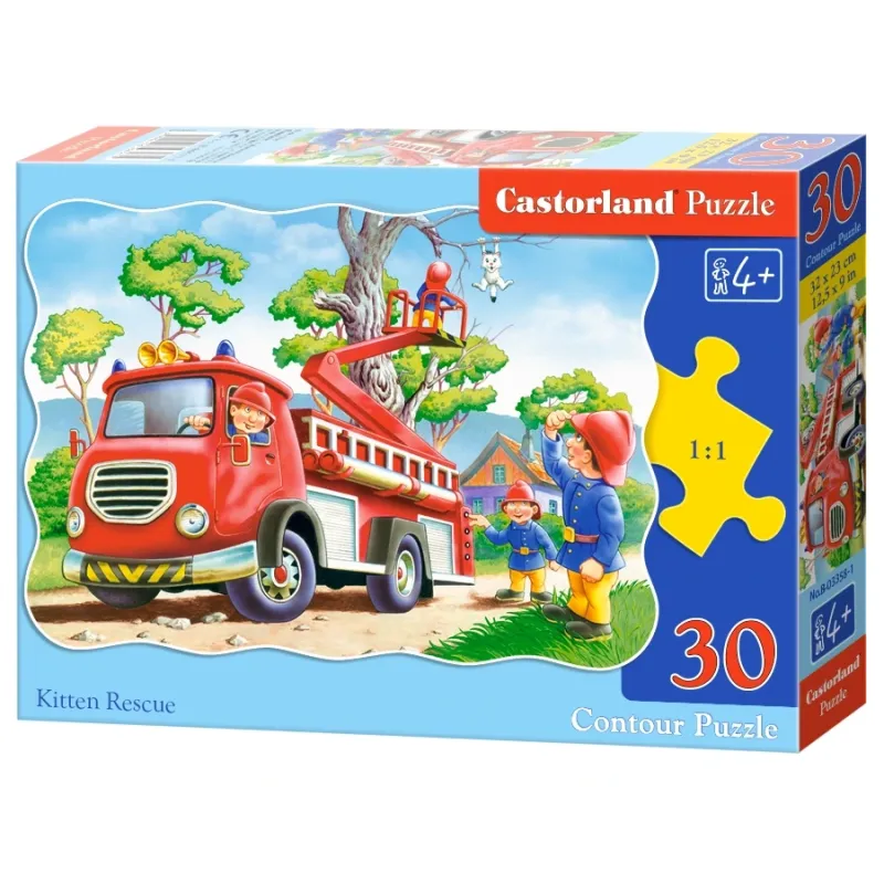 Castorland - Puzzle, Kitten Rescue 30 Pcs 03358