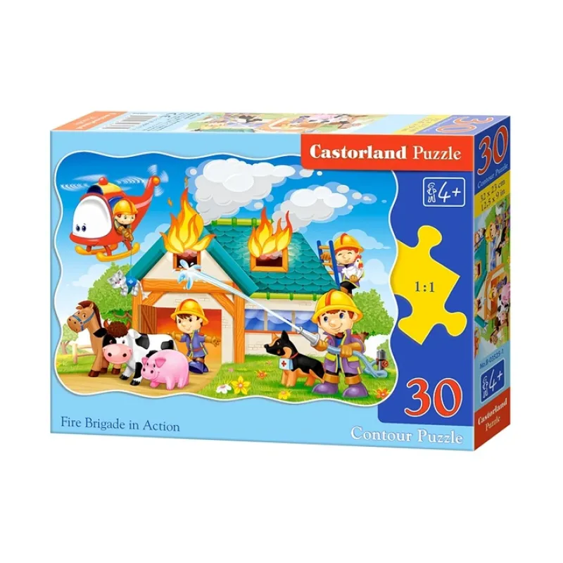 Castorland - Puzzle Fire Brigade In Action 30 Pcs 03525