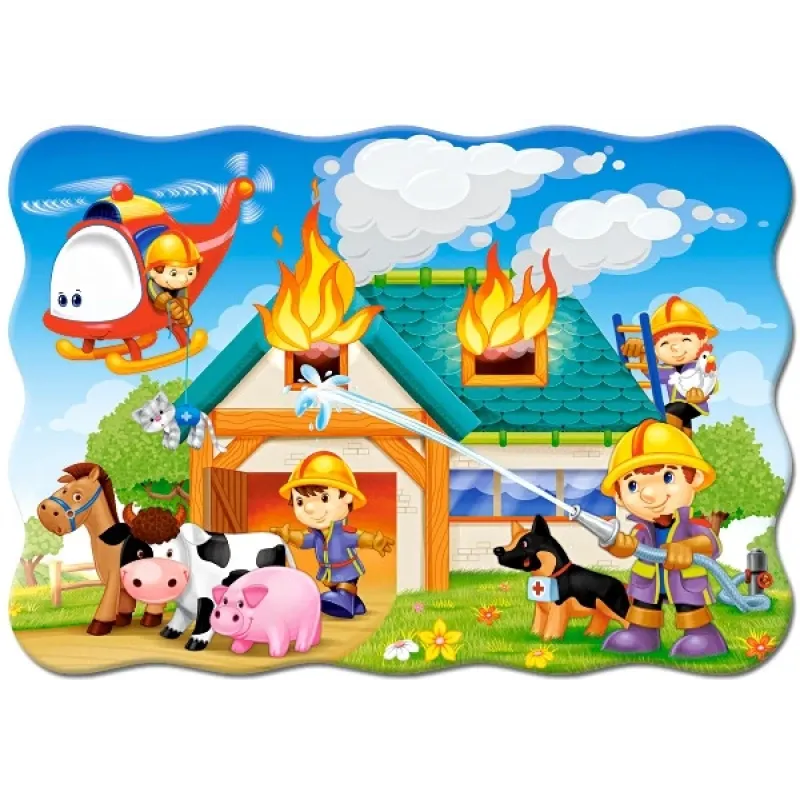 Castorland - Puzzle Fire Brigade In Action 30 Pcs 03525