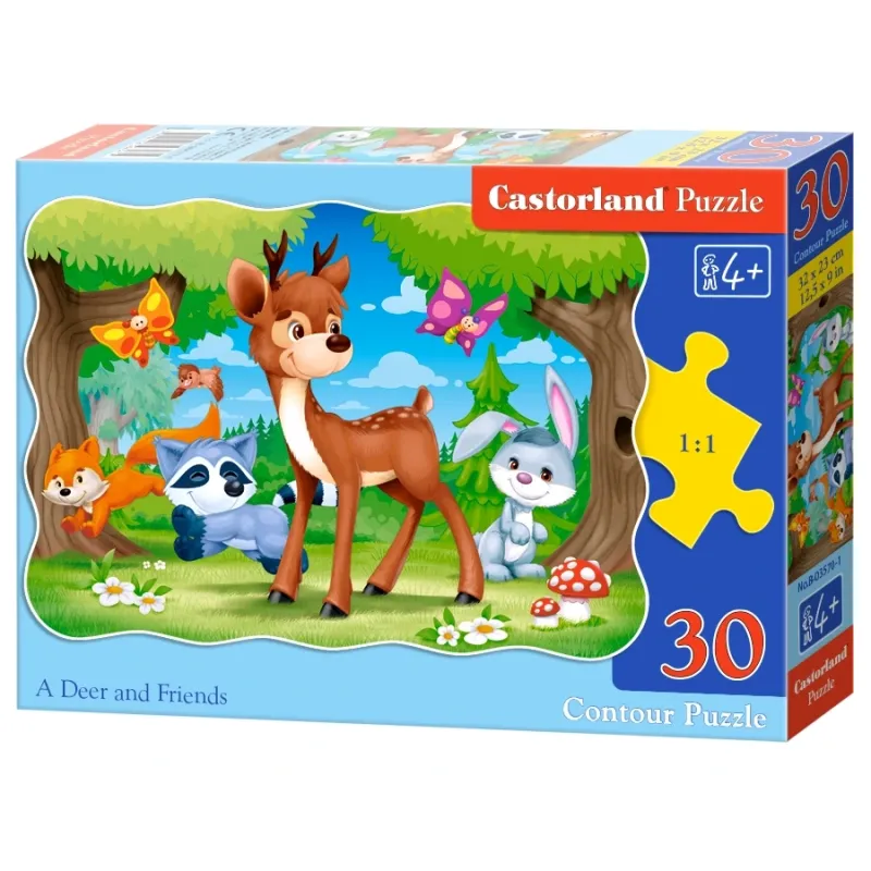 Castorland - Puzzle, A Deer And Friends 30 Pcs 03570