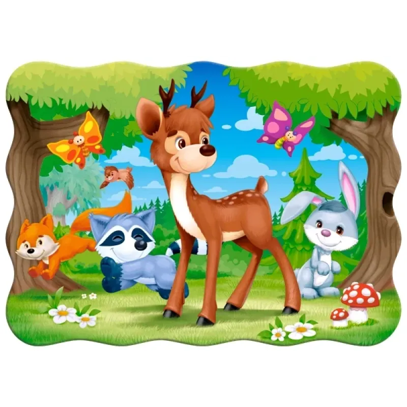 Castorland - Puzzle, A Deer And Friends 30 Pcs 03570