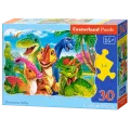 Castorland -  Puzzle Dinosaurs Selfie 30 Pcs 03808