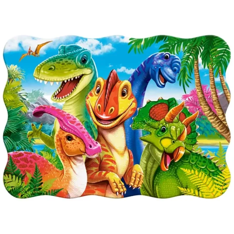 Castorland -  Puzzle Dinosaurs Selfie 30 Pcs 03808