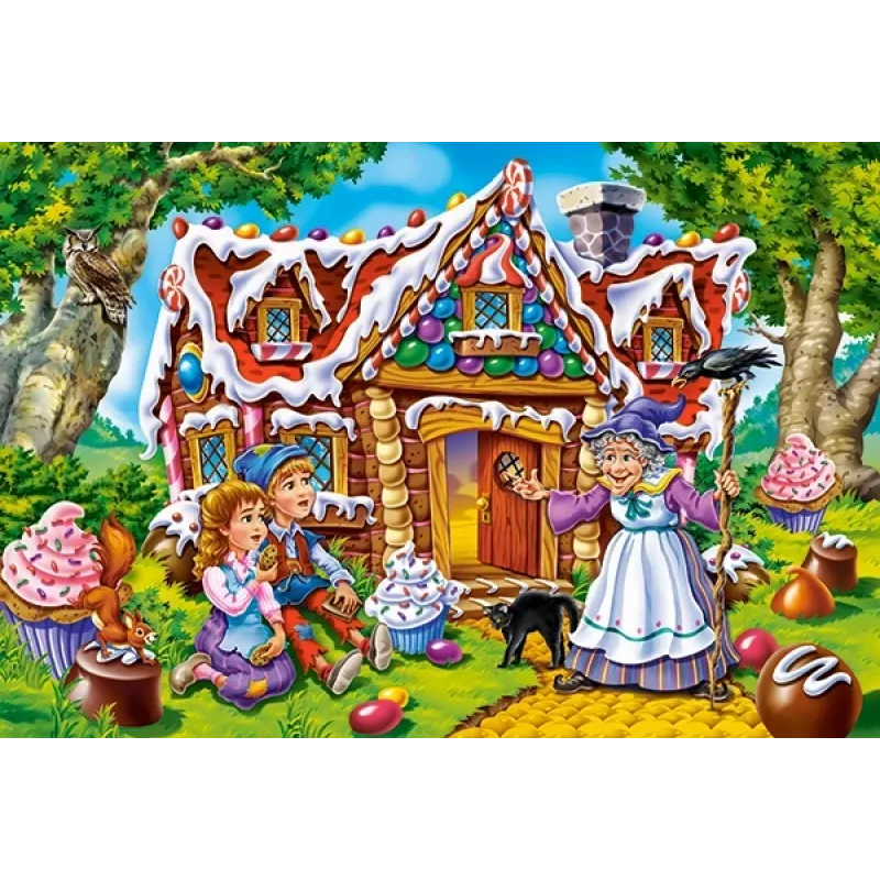 Castorland - Puzzle Maxi, Hansel And Gretel 40 Pcs 40285