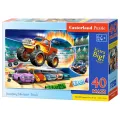 Castorland - Puzzle Maxi, Jumping Monster Truck 40 Pcs 040308