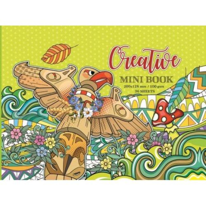 Company Fresh - Μπλοκ Ζωγραφικής Antistress Creative Mini Book 20X12.8εκ 36φ. 041.4470