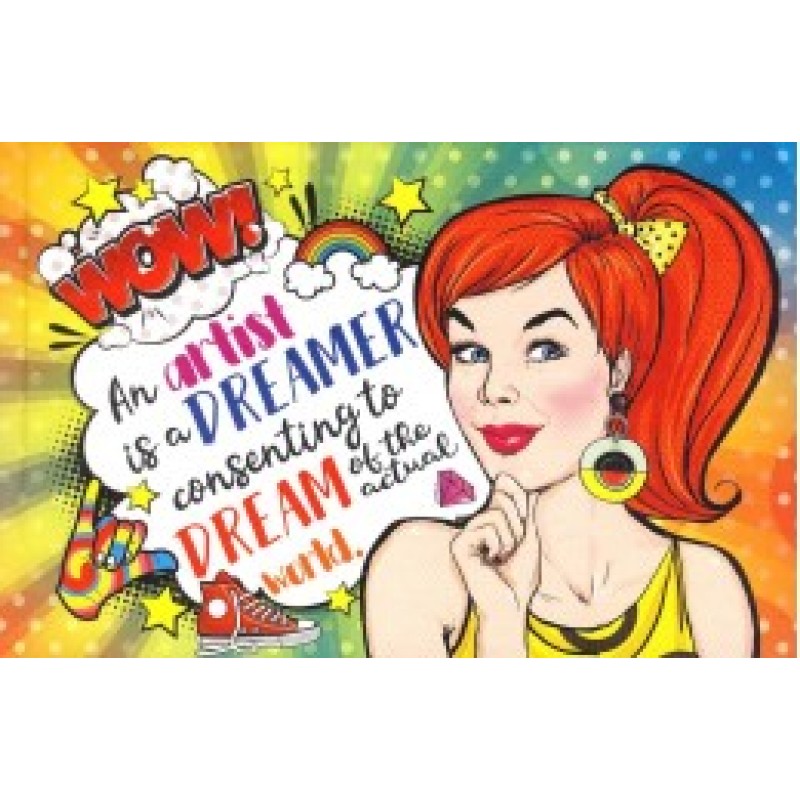 Company Fresh - Sketchbook, Pop Art, An Artist Is A Dreamer 20x12.5 cm 045.4031