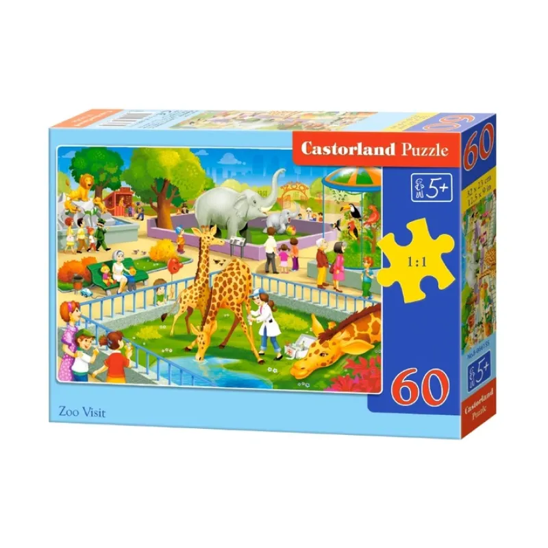 Castorland - Puzzle Zoo Visit 60 Pcs 66155