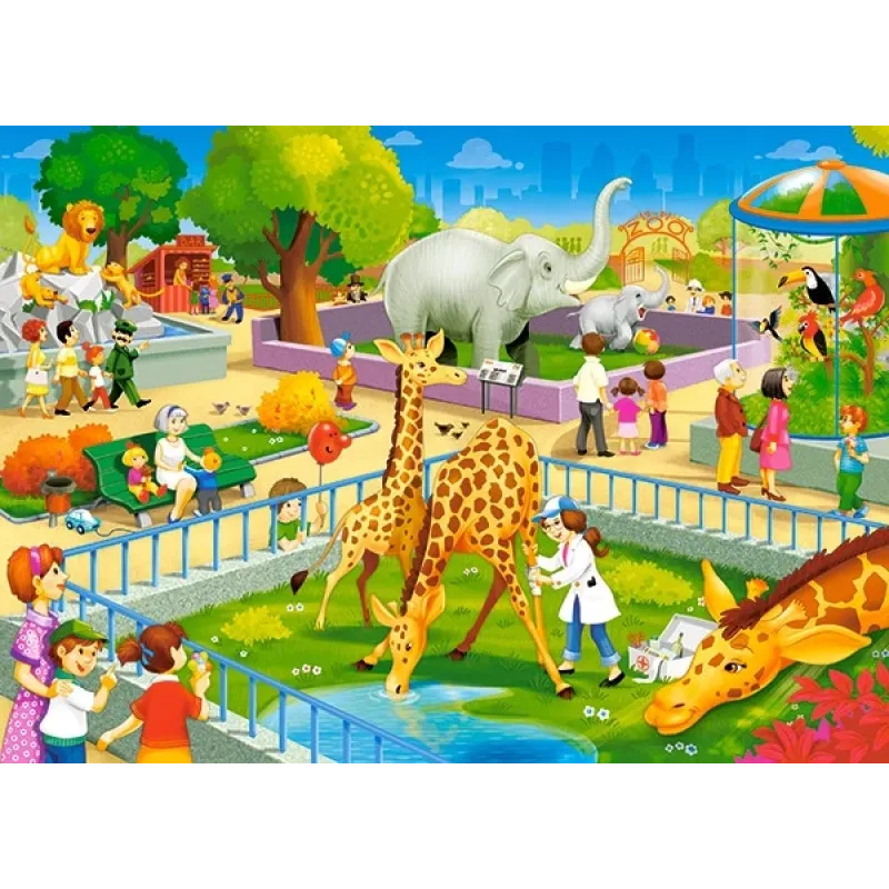 Castorland - Puzzle Zoo Visit 60 Pcs 66155