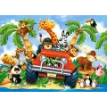 Castorland - Puzzle, Softies On Safari 60 Pcs 06793