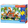 Castorland - Puzzle, Softies On Safari 60 Pcs 06793