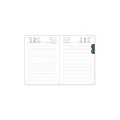 Adbook - Ακαδημαϊκό Ημερολόγιο, Ημερήσιο 2024-2025 Craft 14x21cm Bordeaux HM-2414