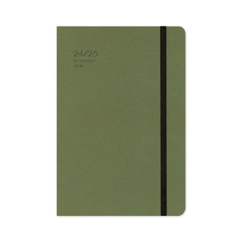 Adbook - Ακαδημαϊκό Ημερολόγιο, Ημερήσιο 2024-2025 Handy Olive 14x21cm ΗΜ-9234