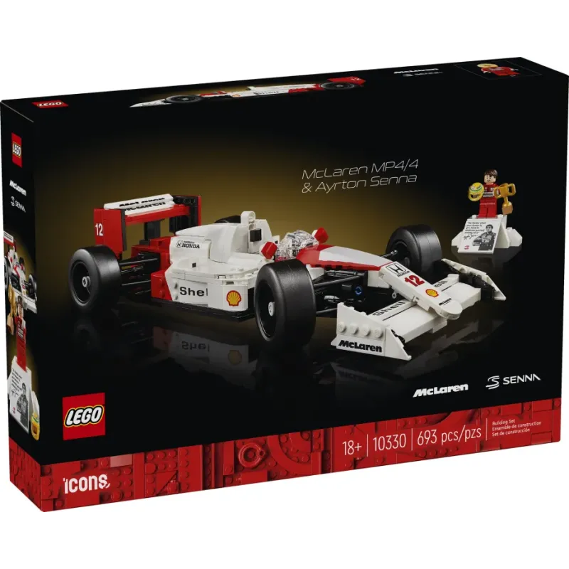 Lego Icons - McLaren MP4/4 & Ayrton Senna 10330