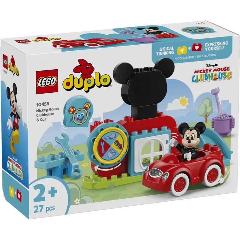 Lego Duplo - Η Λέσχη & Το Αυτοκίνητο Του Mickey Mouse 10454