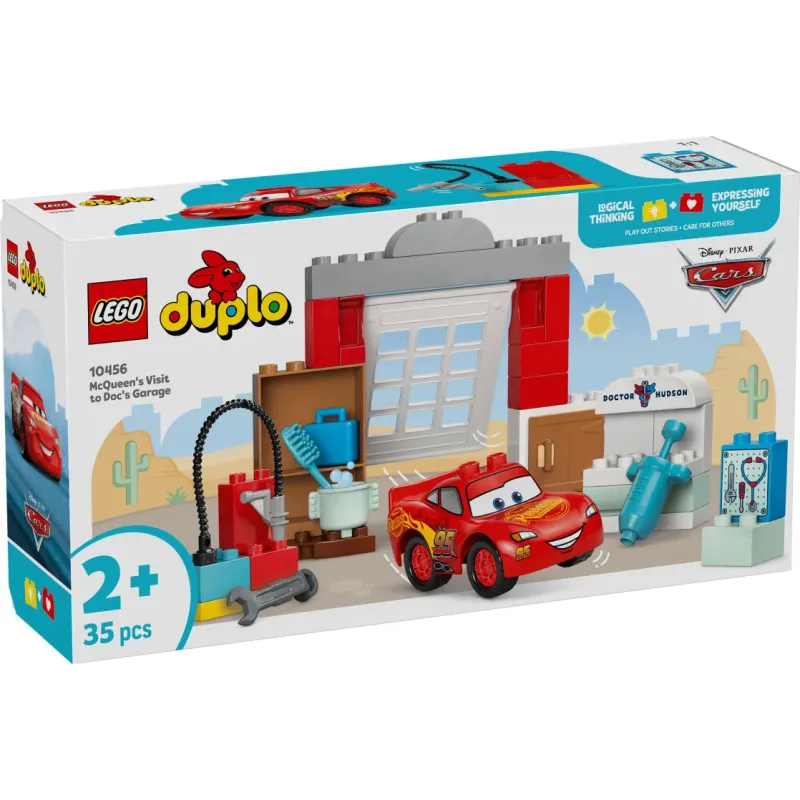 Lego Duplo -  Disney McQueen's Visit To Doc's Garage 10456