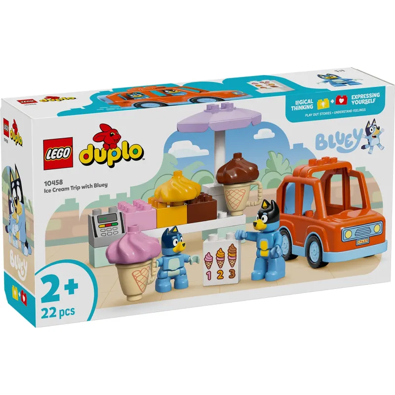 Lego Duplo - Bluey Ice Cream Trip with Bluey 10458