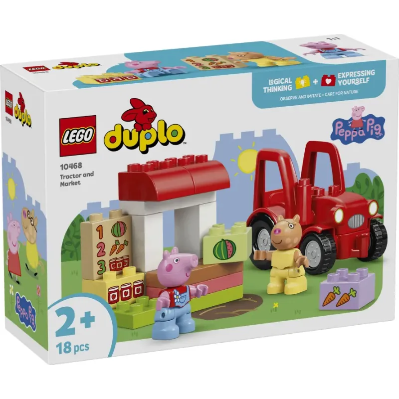 Lego Duplo - Peppa Pig Tractor & Market 10468