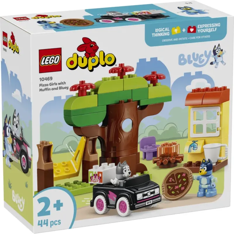 Lego Duplo Bluey - Pizza Girls With Muffin And Bluey 10469