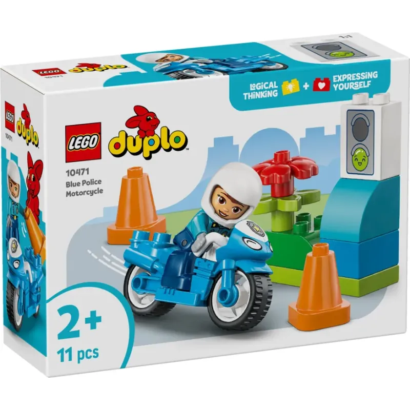 Lego Duplo - Blue Police Motorcycle 10471