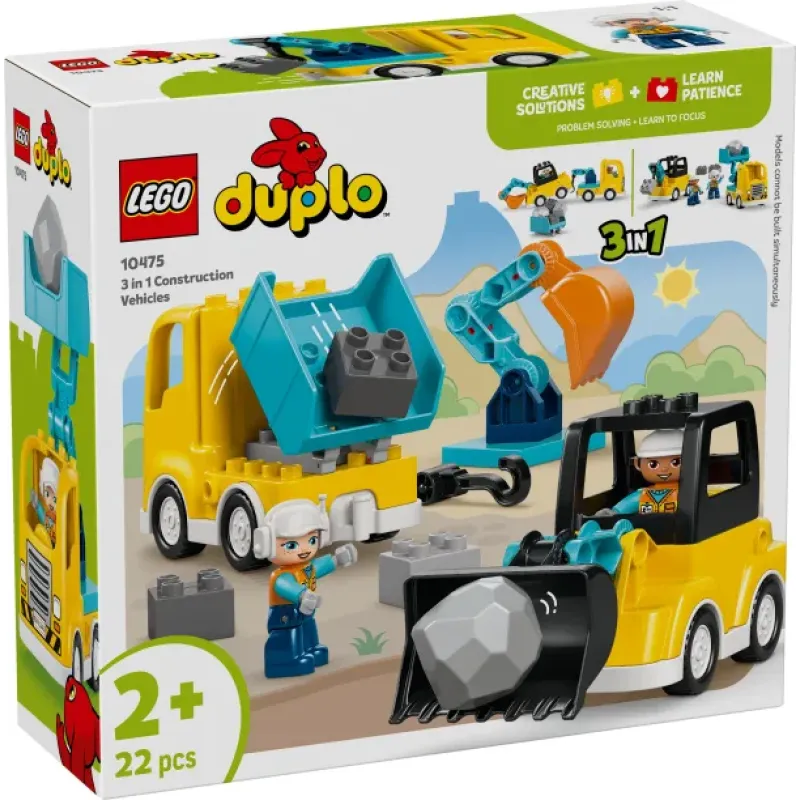 Lego Duplo - 3in1 Construction Vehicles 10475