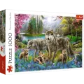 Trefl - Puzzle Lupine Family 1000 Pcs 10558