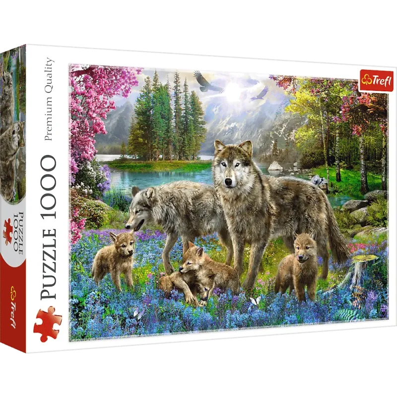 Trefl - Puzzle Lupine Family 1000 Pcs 10558