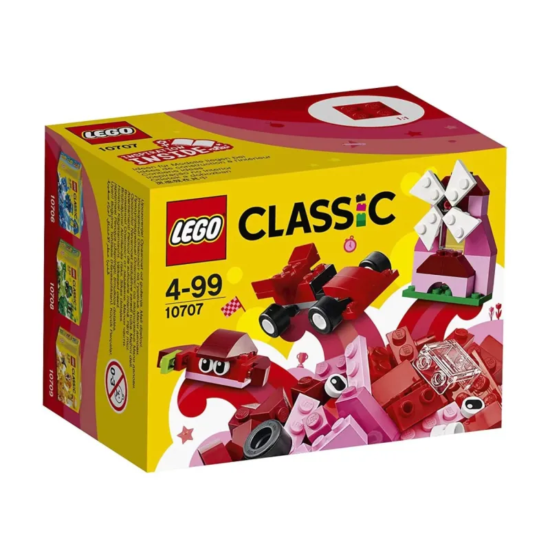 Lego Classic - Κόκκινο Δημιουργικό Κουτί 10707