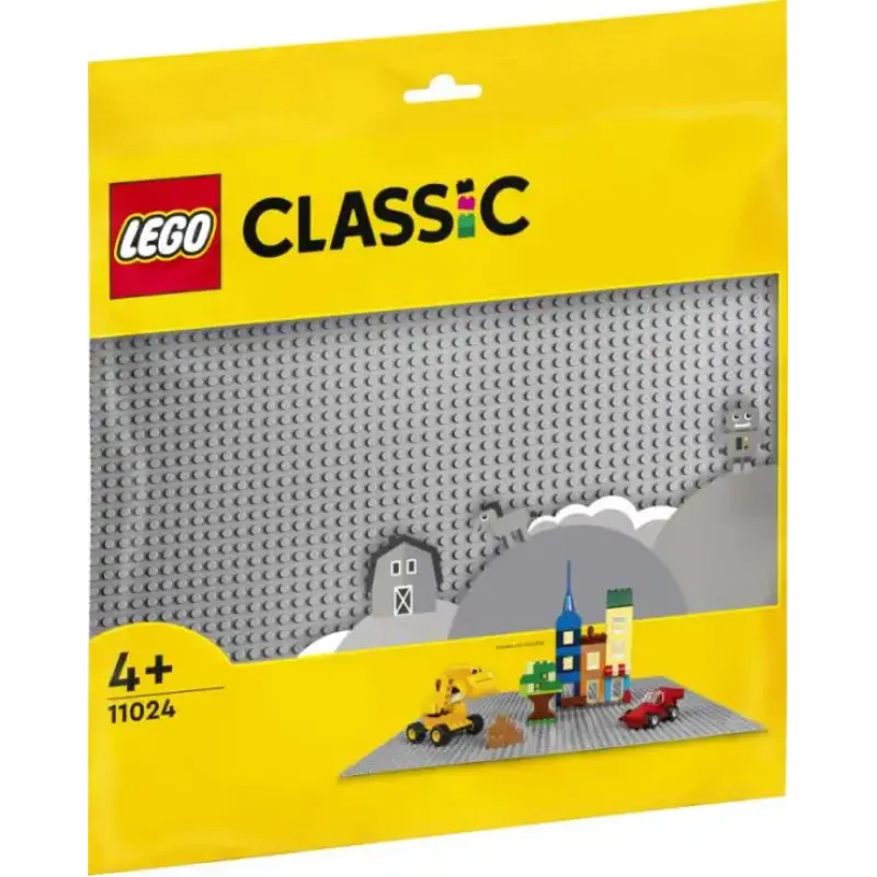 Lego Classic - Gray Baseplate 11024