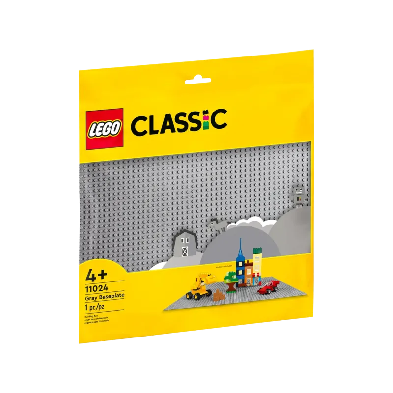 Lego Classic - Gray Baseplate 11024