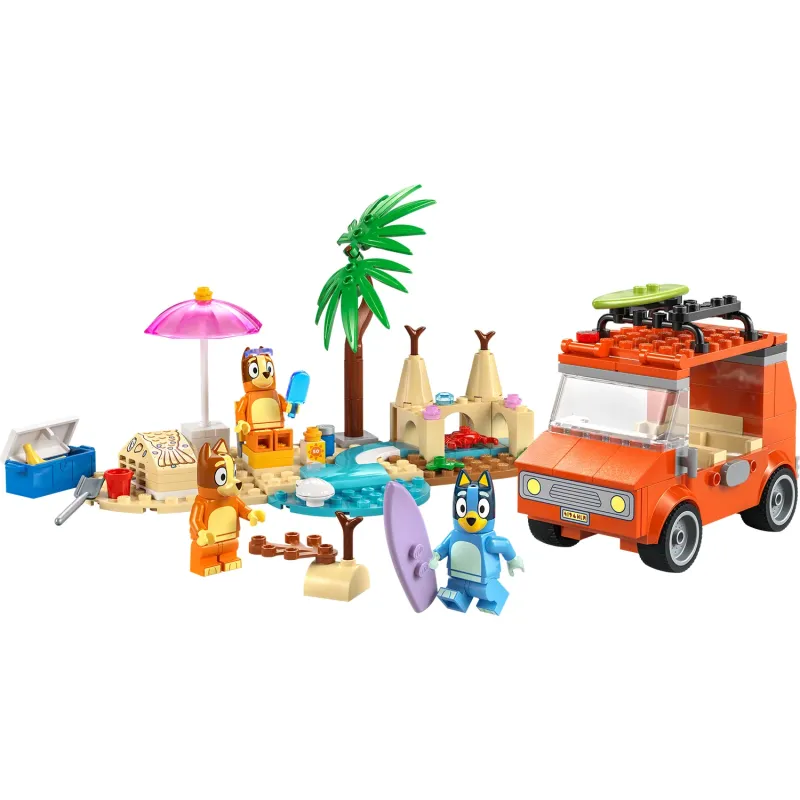 Lego Bluey - Bluey's Beach & Family Car Trip 11202