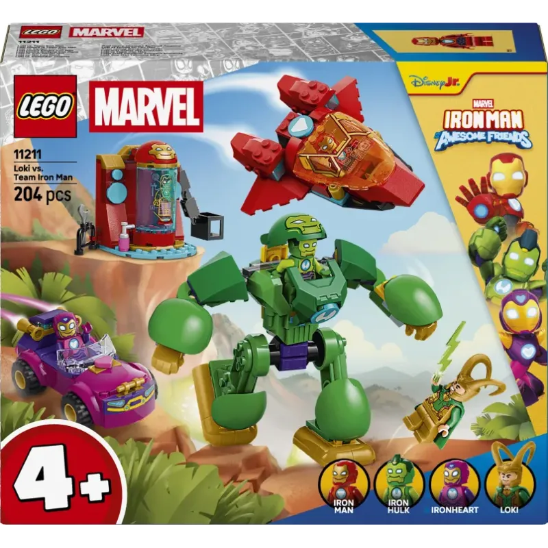 Lego Marvel - Iron Man And His Awesome Friends, Loki vs. Team Iron Man 11211