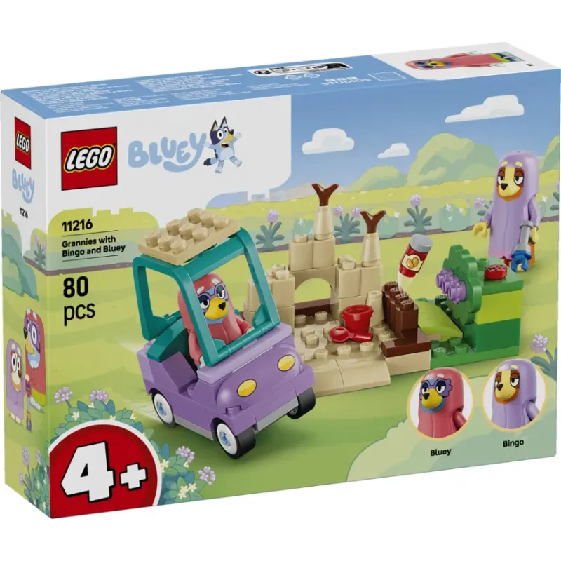 Lego Bluey - Grannies With Bingo And Bluey 11216