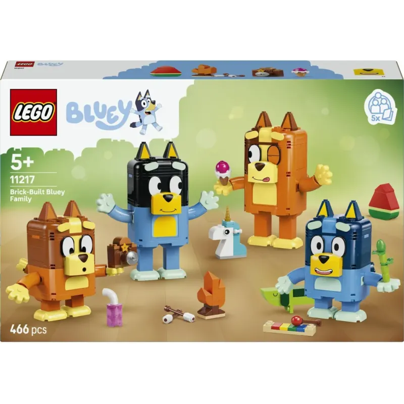 Lego Bluey - Brick-Built Bluey Family 11217