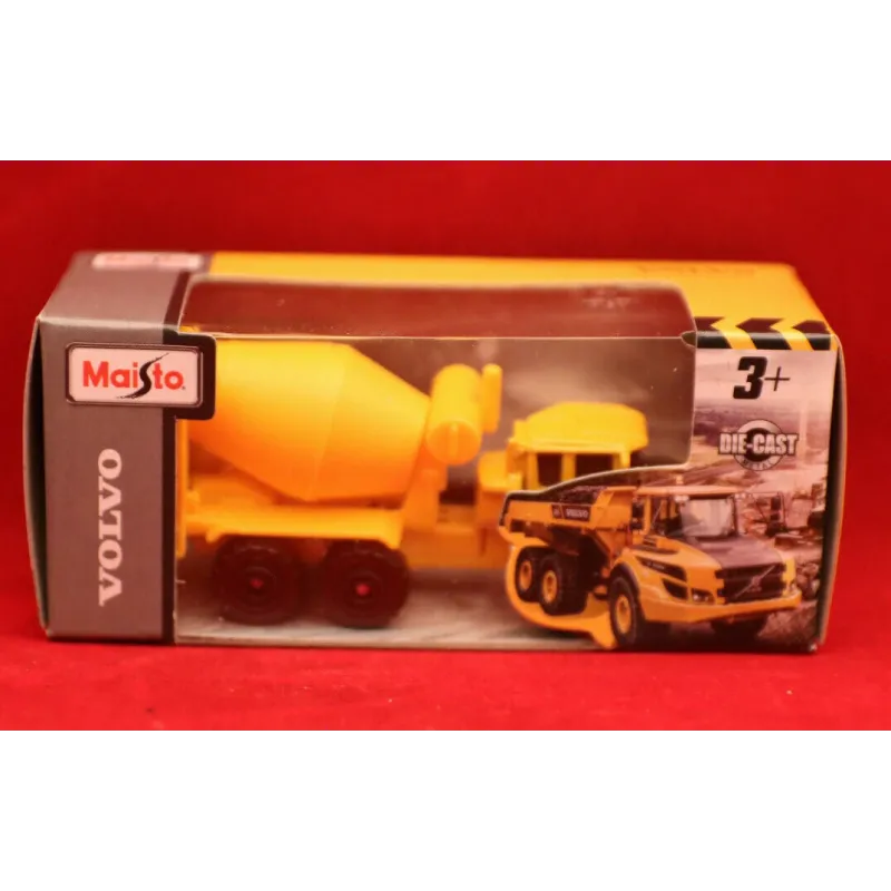 Maisto - Mini Work Machines Volvo, Cement Mixer 11364