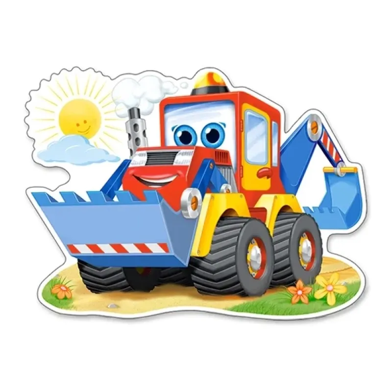 Castorland - Puzzle Maxi Funny Digger 12 Pcs 120024