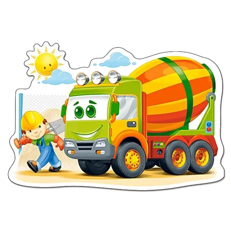 Castorland - Puzzle Maxi Concrete Mixer 12 Pcs 120086