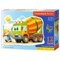 Castorland - Puzzle Maxi Concrete Mixer 12 Pcs 120086