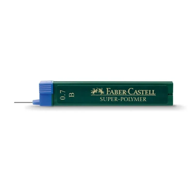Faber Castell - Μύτες Μηχανικών Μολυβιών Super Polymer 0.7mm B 120701
