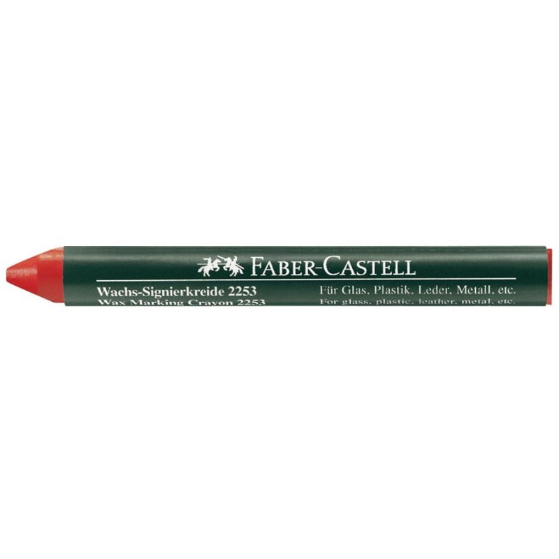 Faber Castell - Κηρομπογιά Ψίχας Κόκκινη 122202