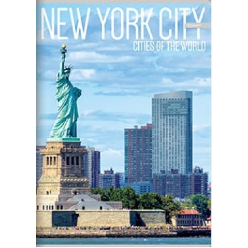Ilijanum - Τετράδιο Ριγέ Καρφίτσα A5 15Χ21εκ. 52φ. Cities Of The World, New York CIty 132.0447