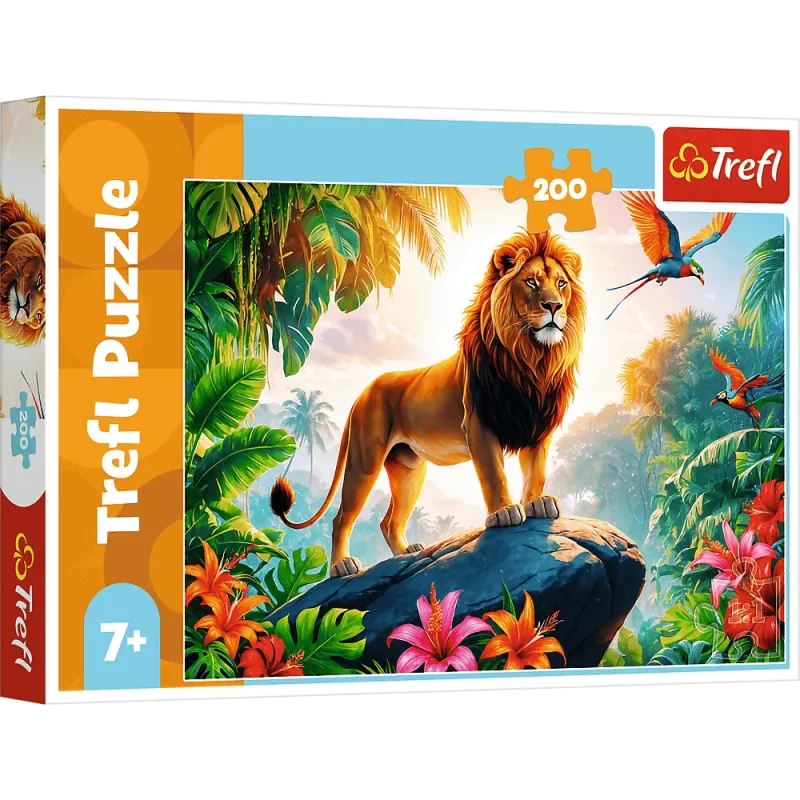 Trefl - Puzzle King of the Jungle 200 Pcs 13329
