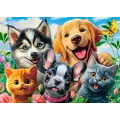 Castorland - Puzzle, Pets Selfie 120 Pcs 13609