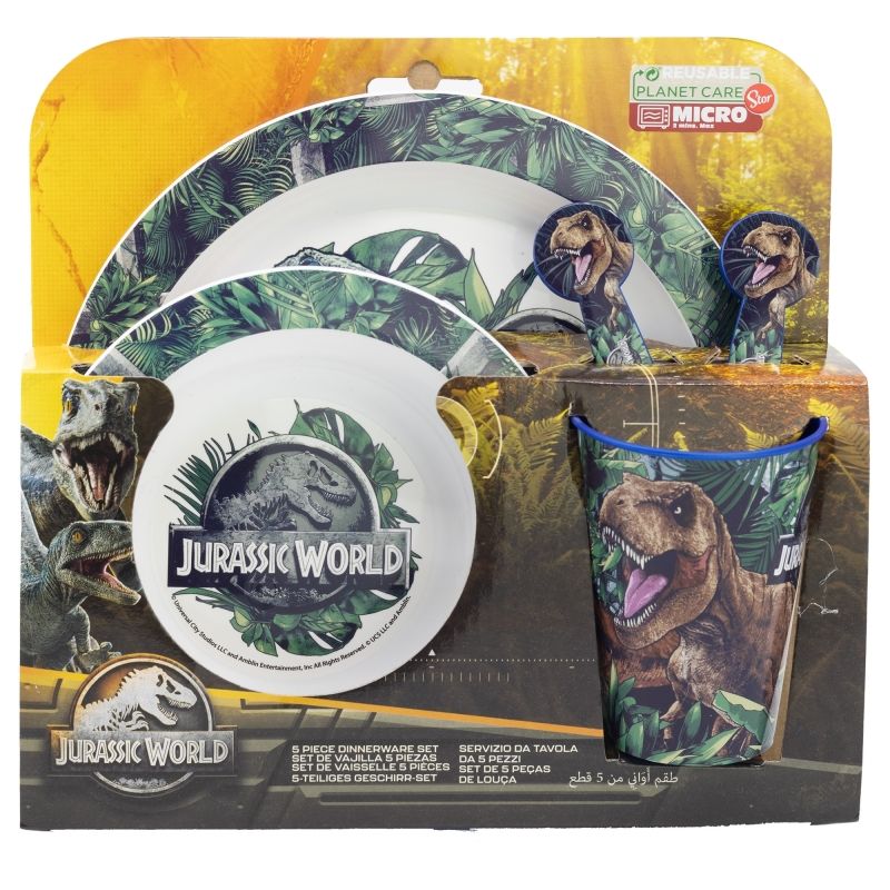 Stor - Σετ Φαγητού 5 Τμχ Jurassic World 530-14650