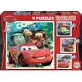 Educa - 4 In 1 Puzzle Cars 12/16/20/25 Pcs 14942 Educa - 4 In 1 Puzzle Cars 12/16/20/25 Pcs 14942