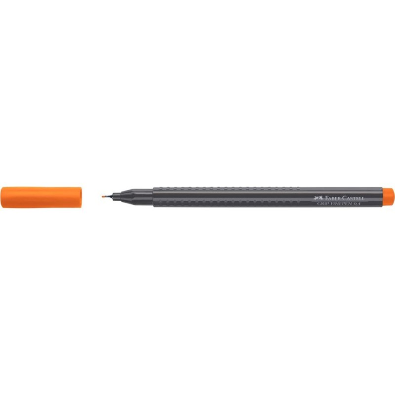 Faber Castell - Μαρκαδόρος Grip Finepen 0.4 mm Dark Cadmium Orange 151615