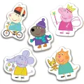 Educa - 5 In 1 Puzzle Piggy Peppa And friends 3/4/4/4/5 Pcs 15622